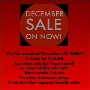 December bundle blowout sale
